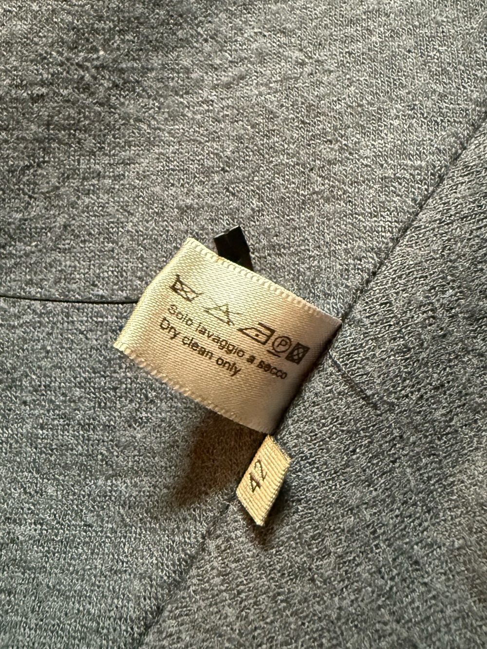 Vintage Bottega Veneta Grey Sculptural Architectural Top Made in Italy - Picture 9 of 9